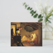 -motief De arme dichter Briefkaart (Staand voorkant)