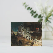 motief - De Nachtwacht - Spitzweg Briefkaart (Staand voorkant)