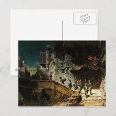 motief - De Nachtwacht - Spitzweg Briefkaart (Voorkant / Achterkant)