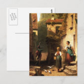 motief - De sergeant - Spitzweg Briefkaart (Voorkant / Achterkant)