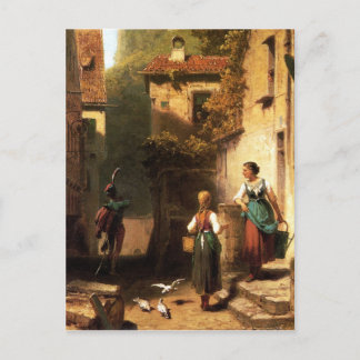 motief - De sergeant - Spitzweg Briefkaart