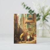  motief - Eeuwige verloofde - Spitzweg Briefkaart (Staand voorkant)