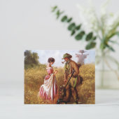 -motief gênant onderzoek briefkaart (Staand voorkant)