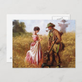 -motief gênant onderzoek briefkaart (Voorkant / Achterkant)