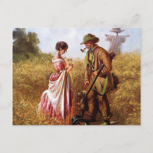 -motief gênant onderzoek briefkaart