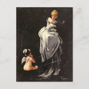  motief - Gevangen in het web - Falero Briefkaart