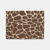Motief Giraffe Fleece Deken (Voorkant (Horizontaal))