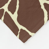 Motief Giraffe Fleece Deken (Hoek)