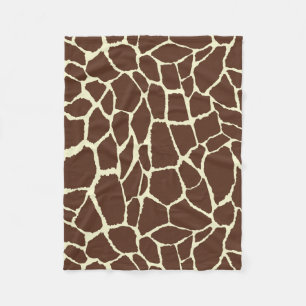 Motief Giraffe Fleece Deken