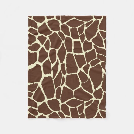 Motief Giraffe Fleece Deken (Voorkant)