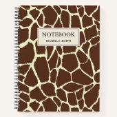 Motief Giraffe Notitieboek (Voorkant)