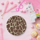 Motief Giraffe Papieren Bordje (Feest)