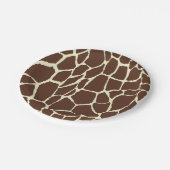 Motief Giraffe Papieren Bordje (Gekanteld)