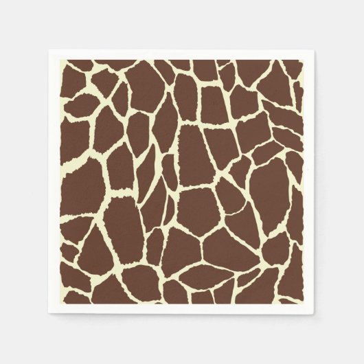 Motief Giraffe Servet (Voorkant)