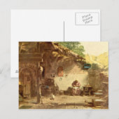 motief - Hermit - Spitzweg Briefkaart (Voorkant / Achterkant)