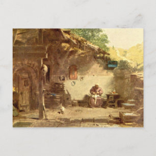  motief - Hermit - Spitzweg Briefkaart
