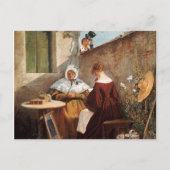 motief - Liefdesbrief - Spitzweg Briefkaart (Voorkant)