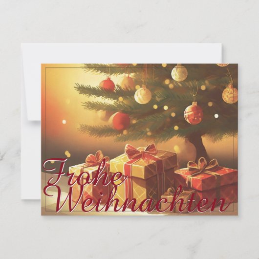 Motief, met cadeaus onder de kerstboom 37016 (Voorkant)