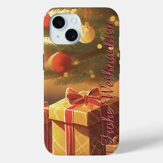 Motief, met cadeaus onder de kerstboom 37016 Case-Mate iPhone case (Achterkant)