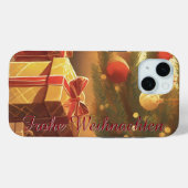 Motief, met cadeaus onder de kerstboom 37016 Case-Mate iPhone case (Achterkant (horizontaal))
