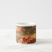 Motief, met cadeaus onder de kerstboom 37016 espresso kop (Voorkant)