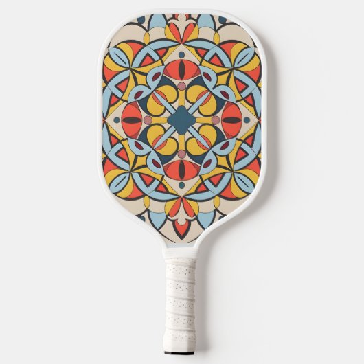 motief pickleball paddle (Achterkant)