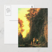 motief - Spitzweg - Badvrouwen Briefkaart (Voorkant / Achterkant)