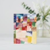 Motief uit Hammamet van Paul Klee, Abstracte kunst Briefkaart (Staand voorkant)