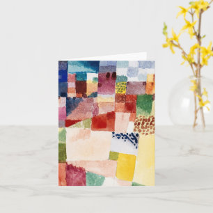 Motief uit Hammamet van Paul Klee, Abstracte kunst Kaart