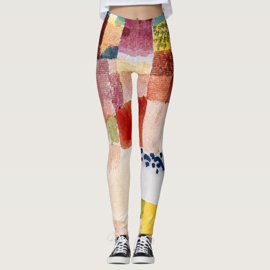 Motief uit Hammamet van Paul Klee, Abstracte kunst Leggings (Voorkant)