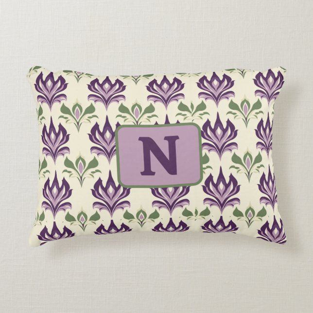 motief van de sierlelie accent kussen (Voorkant)