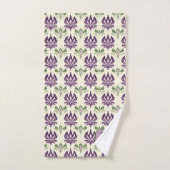 motief van de sierlelie bad handdoek (Handdoek)