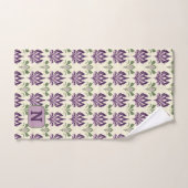 motief van de sierlelie bad handdoek (Handdoek)