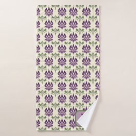 motief van de sierlelie badhanddoek