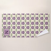 motief van de sierlelie badhanddoek (Badhanddoek)