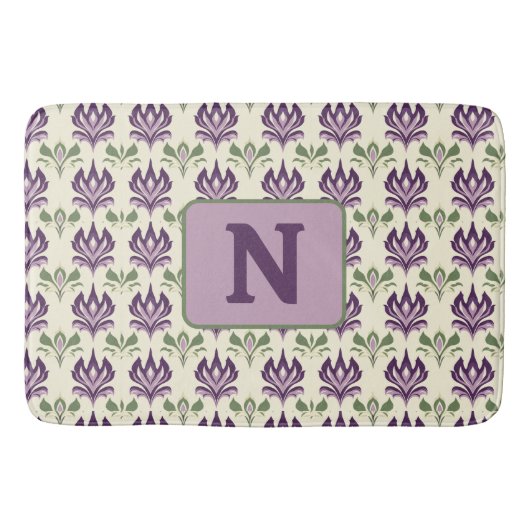 motief van de sierlelie badmat (Voorkant)