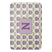 motief van de sierlelie badmat (Voorkant Verticaal)