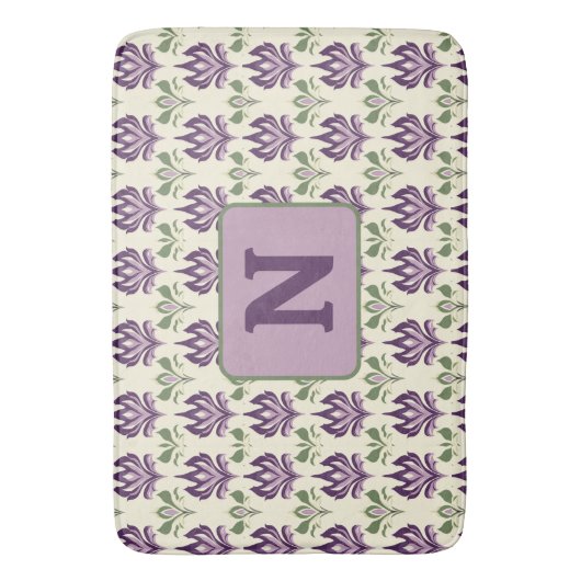 motief van de sierlelie badmat (Voorkant Verticaal)