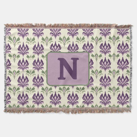 motief van de sierlelie deken (Voorkant)