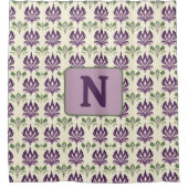 motief van de sierlelie douchegordijn (Voorkant)