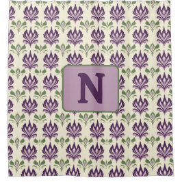 motief van de sierlelie douchegordijn