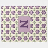 motief van de sierlelie fleece deken (Voorkant (Horizontaal))