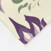 motief van de sierlelie fleece deken (Hoek)