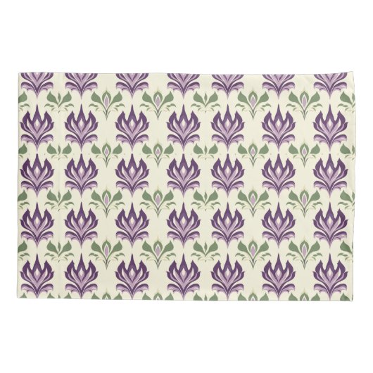 motief van de sierlelie kussensloop (Achterkant)