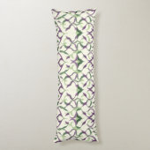 motief van de sierlelie lichaamskussen (Achterkant (Verticaal))