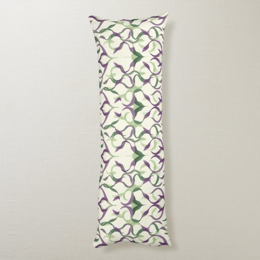 motief van de sierlelie lichaamskussen (Achterkant (Verticaal))