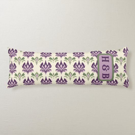 motief van de sierlelie lichaamskussen (Voorkant)