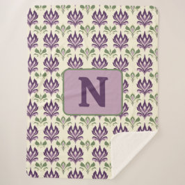 motief van de sierlelie sherpa deken