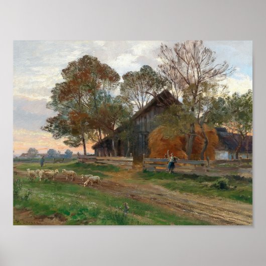 Motief van Plankenberg Hugo Darnaut Poster (Voorkant)