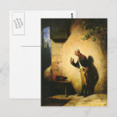  Motief - Vliegvanger - Spitzweg Briefkaart (Voorkant / Achterkant)